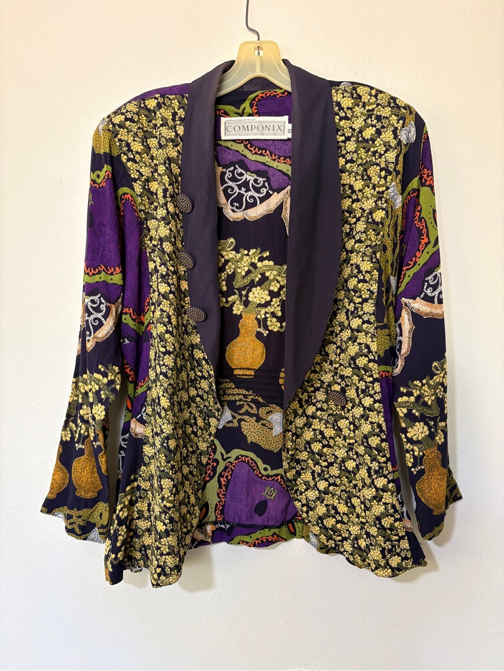 Vintage Marsha Brander for Componix Shawl Collar Jacket